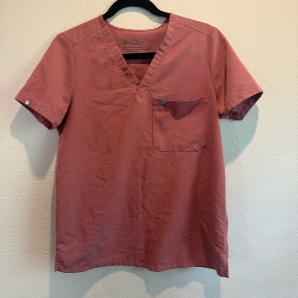 FIGS Catarina Scrub Top Mauve | Small - Picture 2 of 4